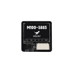 Original HGLRC M100-5883 GPS Module With Ceramic Antenna On-board LED Indicators 21x21mm for RC Airplane Long Range Drone Parts